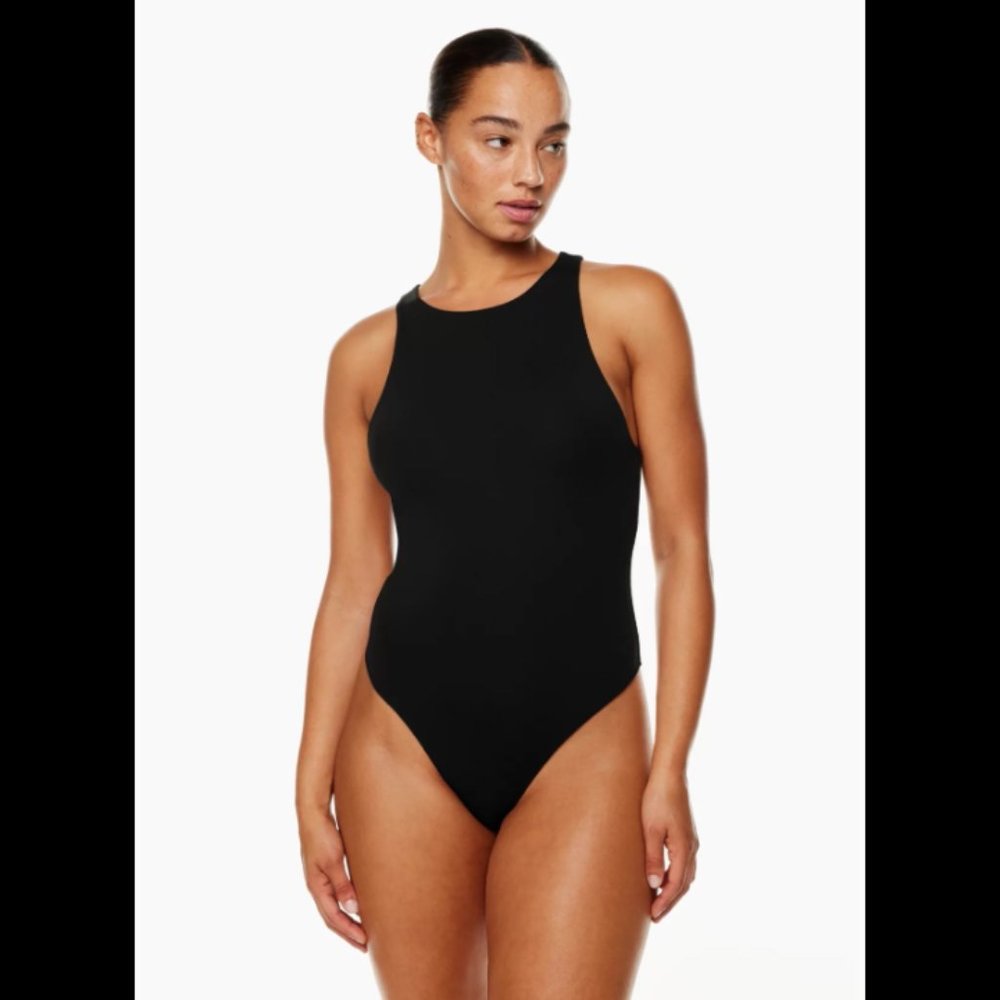 Aritzia Babaton Contour 90s Bodysuit (Black)